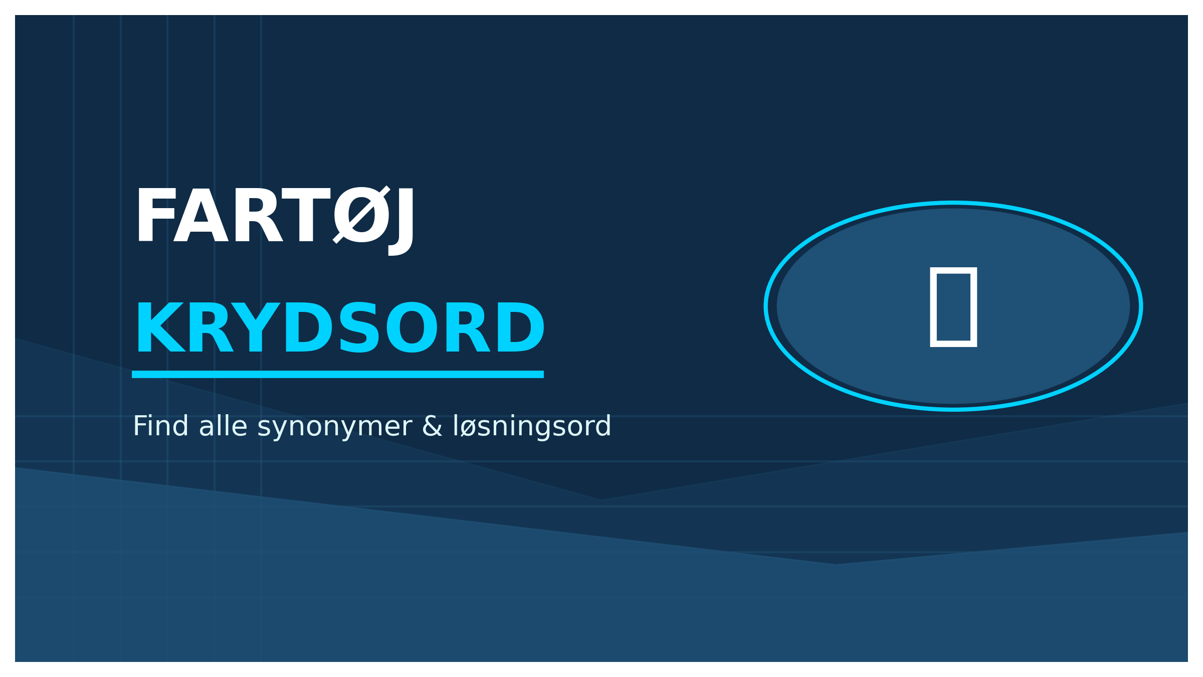 Fartøj krydsord